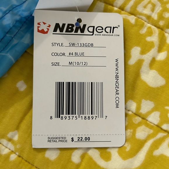 New NBN gear swim trunks swimsuit boys size 10/12 - Picture 5 of 5